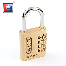 3 digital combination Brass combination luggage mailbox lock suitcase brass number padlock
